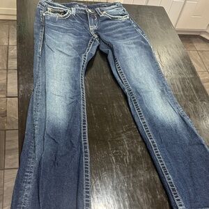 Vigoss Women's Straight Leg Blue Jeans